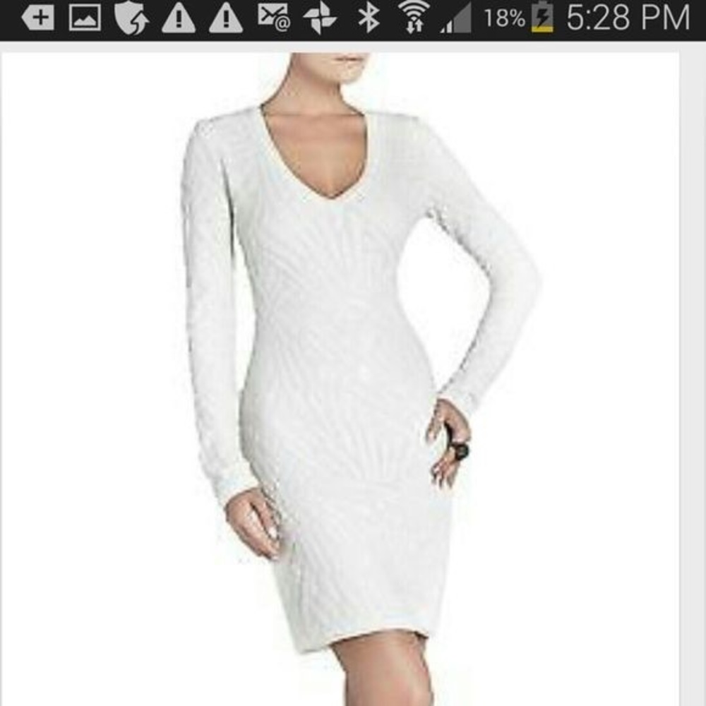BCBG Maura Dress In WHITE